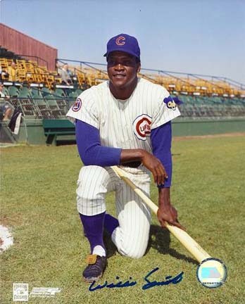 Willie Smith Autographed Chicago Cubs 8" x 10" Photograph (Unframed)