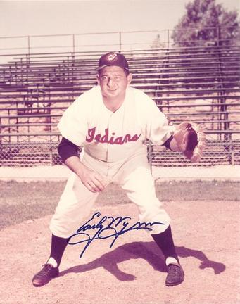 Early Wynn Autographed Cleveland Indians 8" x 10" Photograph (Unframed)