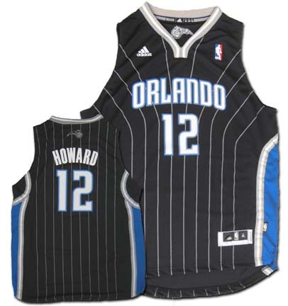 Dwight Howard Orlando Magic #12 Youth Revolution 30 Swingman Adidas NBA Basketball Jersey (Alternate Black)