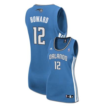 Dwight Howard Orlando Magic #12 Women's Replica Adidas NBA Basketball Jersey (Blue)