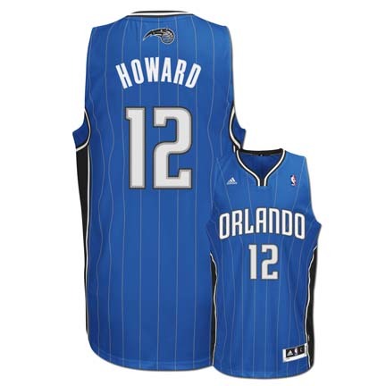Dwight Howard Orlando Magic #12 Revolution 30 Swingman Adidas NBA Basketball Jersey (Road Blue)
