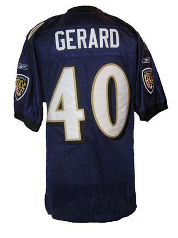 K.J. Gerard Baltimore Ravens NFL Authentic Purple Football Jersey from Reebok