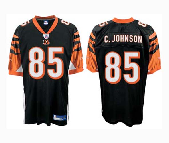 Chad Johnson Cincinnati Bengals #85 Authentic Reebok NFL Football Jersey (Black)
