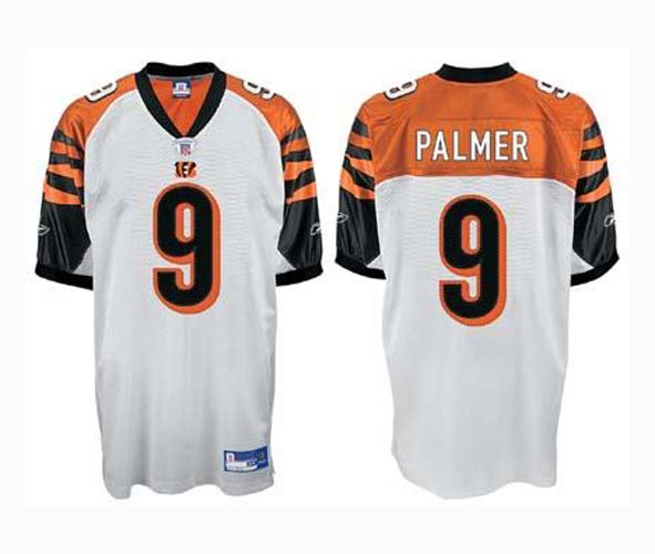 Carson Palmer Cincinnati Bengals #9 Authentic Reebok NFL Football Jersey (White)