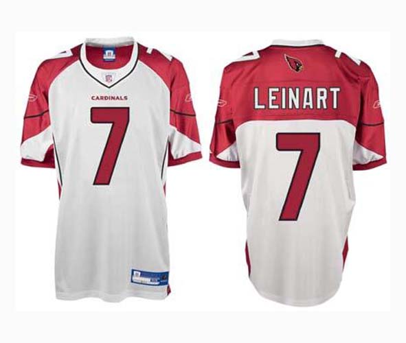 Matt Leinart Arizona Cardinals #7 Authentic Reebok NFL Football Jersey (White)