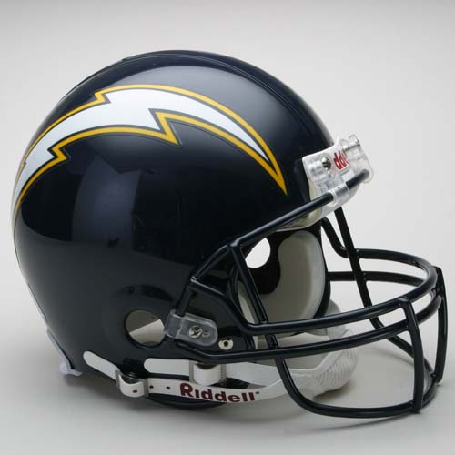 San Diego Chargers NFL Riddell 1988 - 2006 Throwback Authentic Pro Line Full Size Football Helmet 