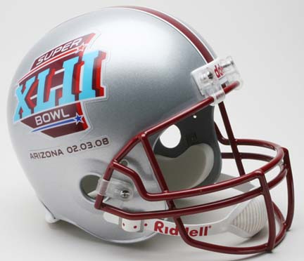 Super Bowl XLII NFL Riddell Deluxe Replica Full Size Football Helmet 