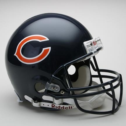 Chicago Bears NFL Riddell Authentic Pro Line Full Size Football Helmet 