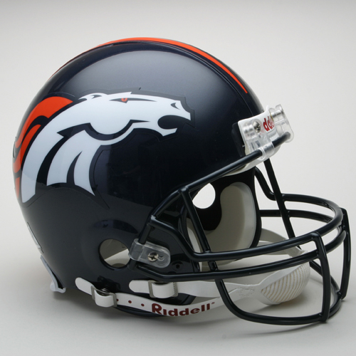 Denver Broncos NFL Riddell Authentic Pro Line Full Size Football Helmet