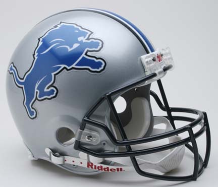 Detroit Lions 2009 NFL Riddell Authentic Pro Line Full Size Football Helmet