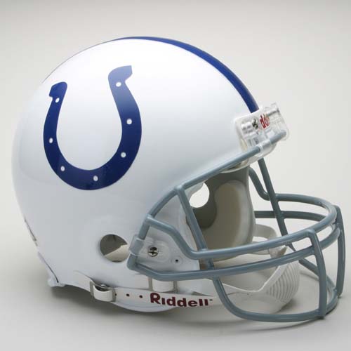 Indianapolis Colts NFL Riddell Authentic Pro Line Full Size Football Helmet 