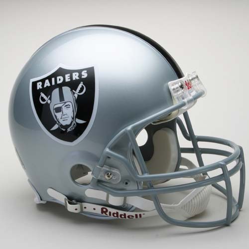 Oakland Raiders NFL Riddell Authentic Pro Line Full Size Football Helmet 