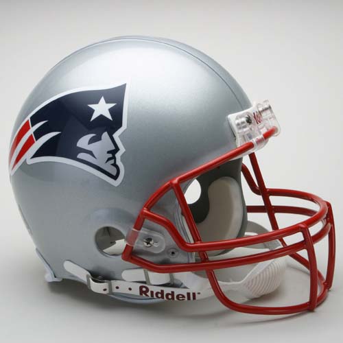 New England Patriots NFL Riddell Authentic Pro Line Full Size Football Helmet 