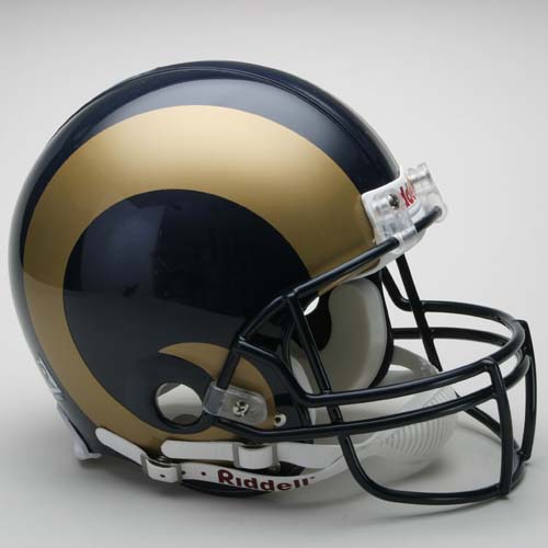 St. Louis Rams NFL Riddell Authentic Pro Line Full Size Football Helmet 