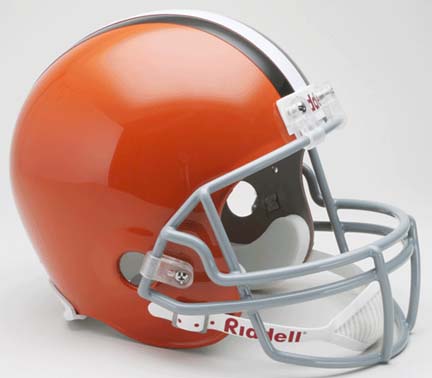 Cleveland Browns NFL Riddell Full Size Deluxe Replica Football Helmet 