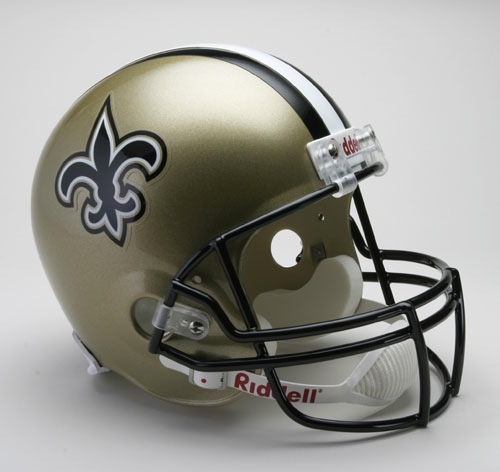 New Orleans Saints NFL Riddell Full Size Deluxe Replica Football Helmet 
