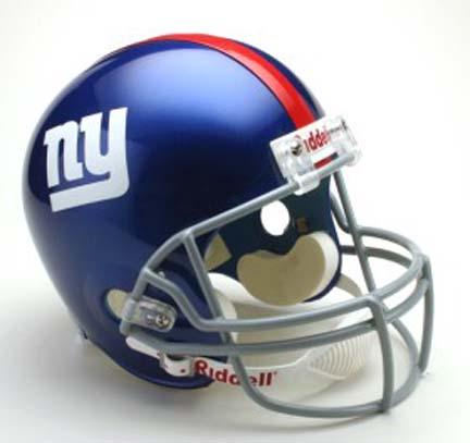 New York Giants NFL Riddell Full Size Deluxe Replica Football Helmet 