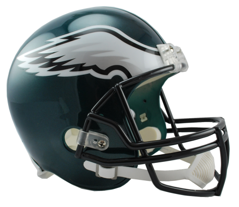 Philadelphia Eagles NFL Riddell Full Size Deluxe Replica Football Helmet 