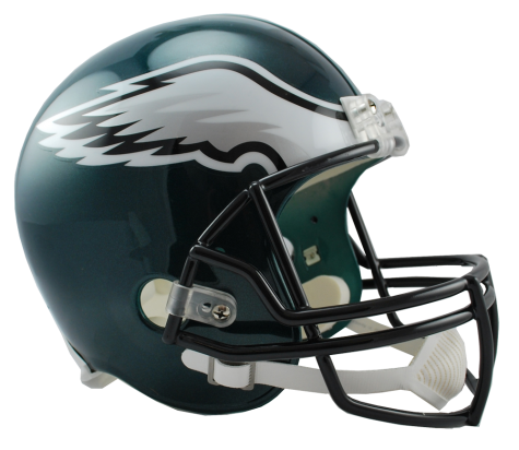 Philadelphia Eagles NFL Riddell Full Size Deluxe Replica Football Helmet 