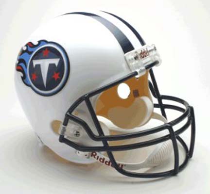 Tennessee Titans NFL Riddell Full Size Deluxe Replica Football Helmet 