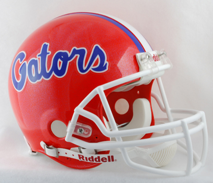 Florida Gators NCAA Pro Line Authentic Full Size Football Helmet From Riddell