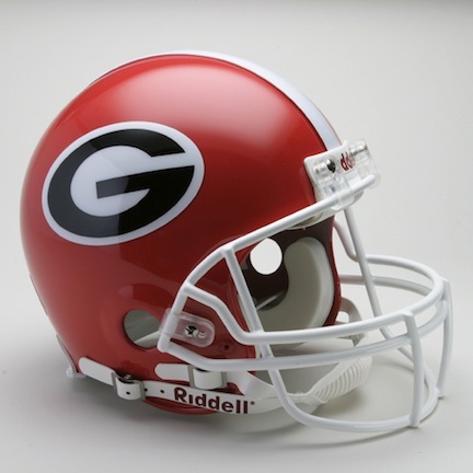 Georgia Bulldogs NCAA Riddell Pro Line Authentic Full Size Football Helmet From Riddell