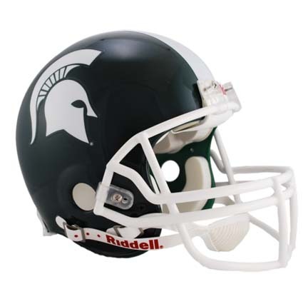 Michigan State Spartans NCAA Riddell Pro Line Authentic Full Size Football Helmet From Riddell