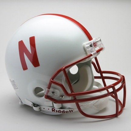 Nebraska Cornhuskers NCAA Riddell Pro Line Authentic Full Size Football Helmet From Riddell