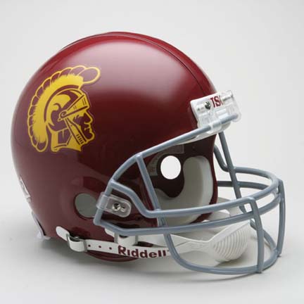 USC Trojans NCAA Riddell Pro Line Authentic Full Size Football Helmet From Riddell