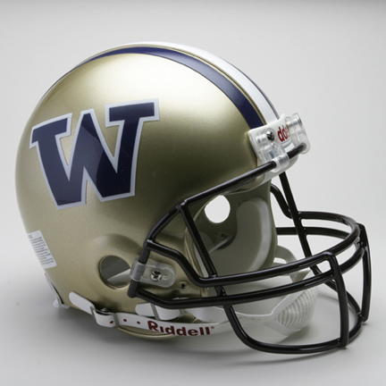 Washington Huskies NCAA Riddell Pro Line Authentic Full Size Football Helmet From Riddell 