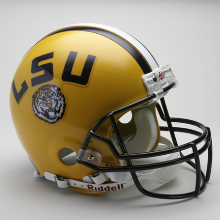 Louisiana State (LSU) Tigers NCAA Pro Line Authentic Full Size Football Helmet From Riddell