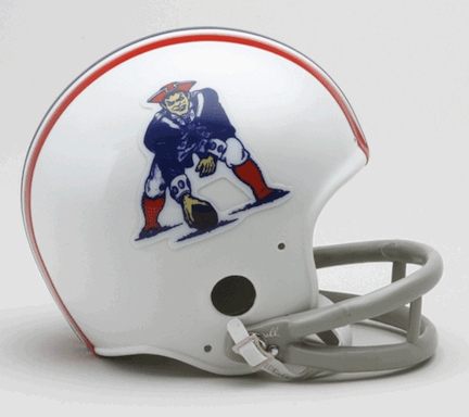 New England Patriots NFL Riddell Replica Mini Throwback Football Helmet  (1965 - 1981)