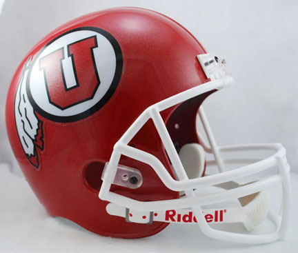 Utah Utes NCAA Riddell Full Size Deluxe Replica Football Helmet