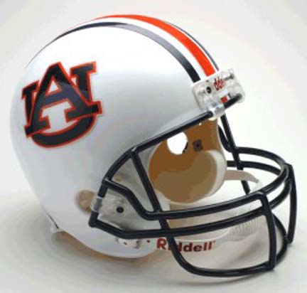 Auburn Tigers NCAA Riddell Full Size Deluxe Replica Football Helmet 