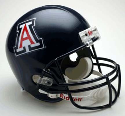 Arizona Wildcats NCAA Riddell Full Size Deluxe Replica Football Helmet 