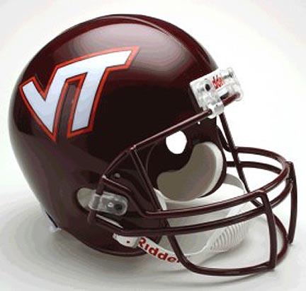 Virginia Tech Hokies NCAA Riddell Full Size Deluxe Replica Football Helmet