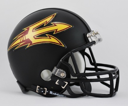 Arizona State Sun Devils NCAA Riddell Replica Mini Football Helmet (Black)