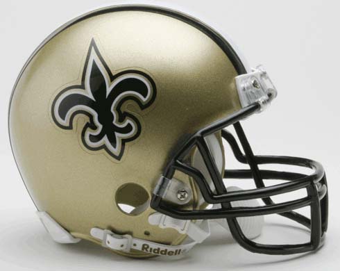 New Orleans Saints NFL Riddell Replica Mini Football Helmet 