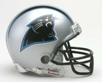 Carolina Panthers NFL Riddell 1995-2011 Throwback Mini Replica Football Helmet 