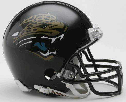 Jacksonville Jaguars "Former Logo" NFL Riddell Replica Mini Football Helmet 
