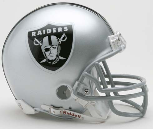 Oakland Raiders NFL Riddell Replica Mini Football Helmet 