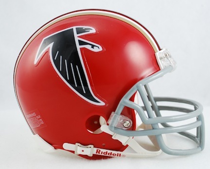 Atlanta Falcons NFL Riddell Replica Mini Throwback Football Helmet  (1966 - 1969)