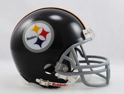 Pittsburgh Steelers NFL Riddell Replica Mini Throwback Football Helmet  (1963 - 1976)