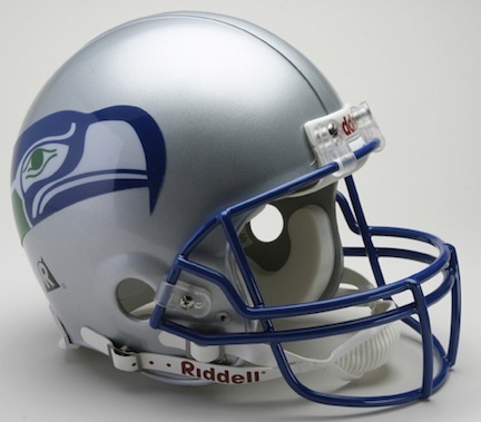 Seattle Seahawks (1983 - 2001) Riddell Full Size "Old Style Throwback" Authentic Football Helmet