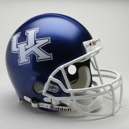 Kentucky Wildcats NCAA Pro Line Authentic Full Size Football Helmet From Riddell