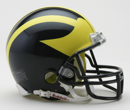 Michigan Wolverines NCAA Riddell Replica Mini Football Helmet 