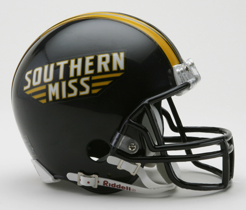 Southern Mississippi Golden Eagles NCAA Riddell Replica Mini Football Helmet 