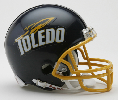 Toledo Rockets NCAA Riddell Replica Mini Football Helmet 