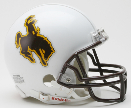 Wyoming Cowboys NCAA Riddell Replica Mini Football Helmet 