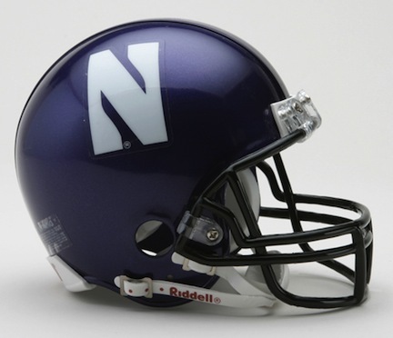 Northwestern Wildcats NCAA Riddell Replica Mini Football Helmet